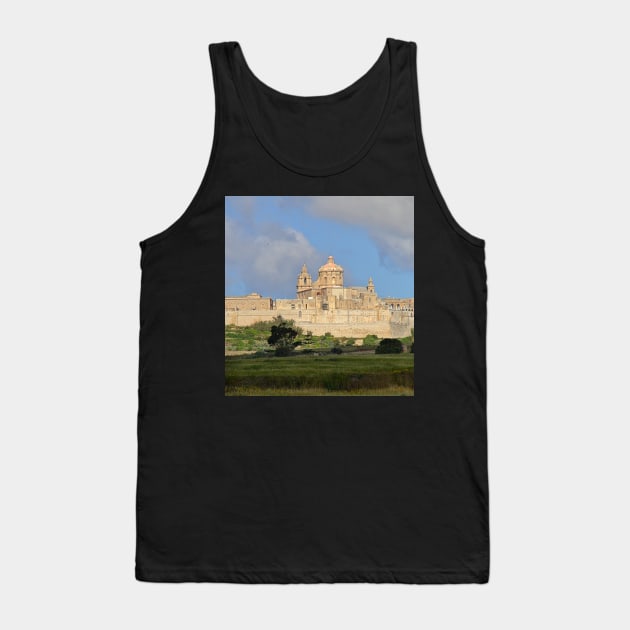 Mdina, Malta Tank Top by Carole-Anne